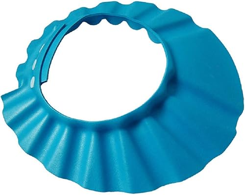 Miniatura 2 de Shuiniba Gorro de baño para baby shower gorro de ducha suave protector de cabello para niños azul