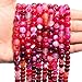 Natural Pink Bostwana Agate Gemstone Beads for DIY Jewelry Making – Spiritual Energy Round Loose Beads for Handmade Crafts – Perfect Gift for Her, Wife, or Mother (6 mm, 40 pcs)