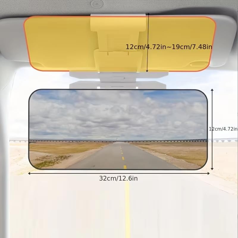 Visera anti-deslumbramiento ajustable para Jeep Compass 2017-2021 5