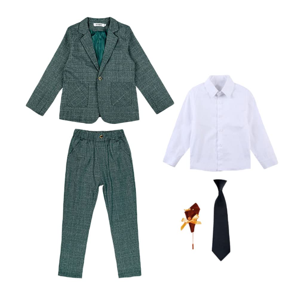 Traje Formal de Fiesta Boda para Niño Conjuntos Elegante Conjunto de Blazer y Pantalón Traje de Boda Traje de Ceremonia Ropa de Fiesta