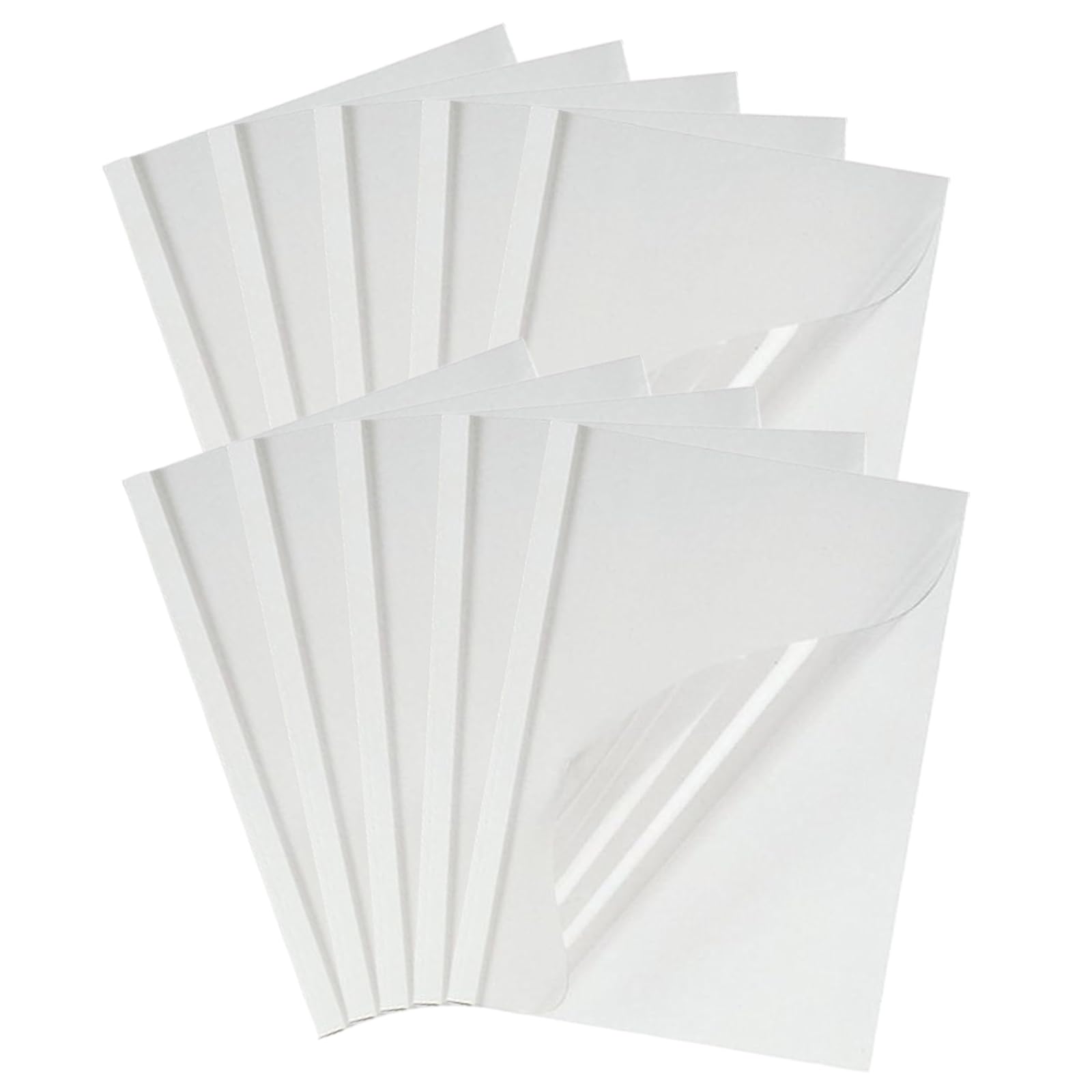 Thermal Binding Covers, A4 Thermal Binding Cover, A4, 3mm, 16-25 Sheets Capacity, White, Pack of 10