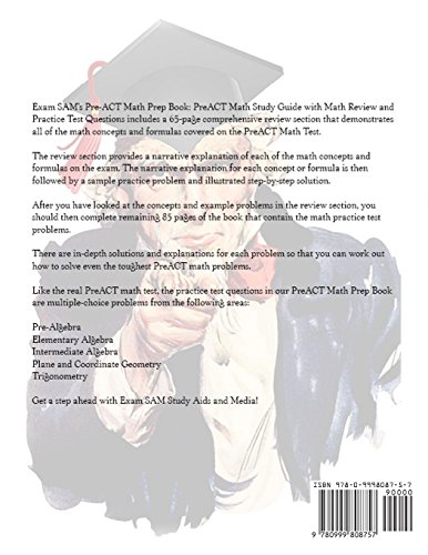 PreACT Math Prep Book: PreACT Math Study Guide with Math Review and Practice Test Questions - Image 2