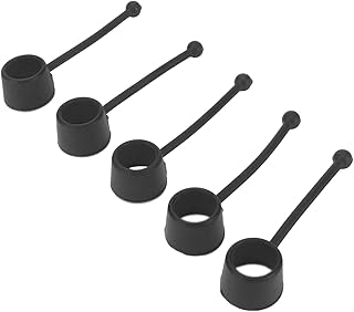 Pacote Com 5 Faixas De Treino De Flexão E Extensão De Dedos, Boa Elasticidade, Macio, Alívio De Pulso, Fortalecedor De Dedos, Punho De Dedo, Treinamento De Força De Dedo, 60 Lb, Preto