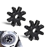 Sodcay 2 PCS Steering Column Accessories, 56315-2K000FFF Flexible Steering Column Coupling Couple, Steering Gear Bushing, Compatible with Hyundai Kia (Black)