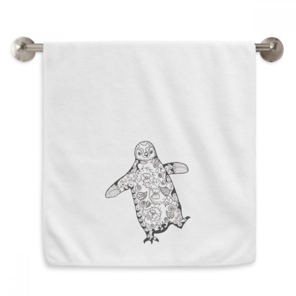 Débarbouillette pingouin rigolo pour le rituel beauté du matin