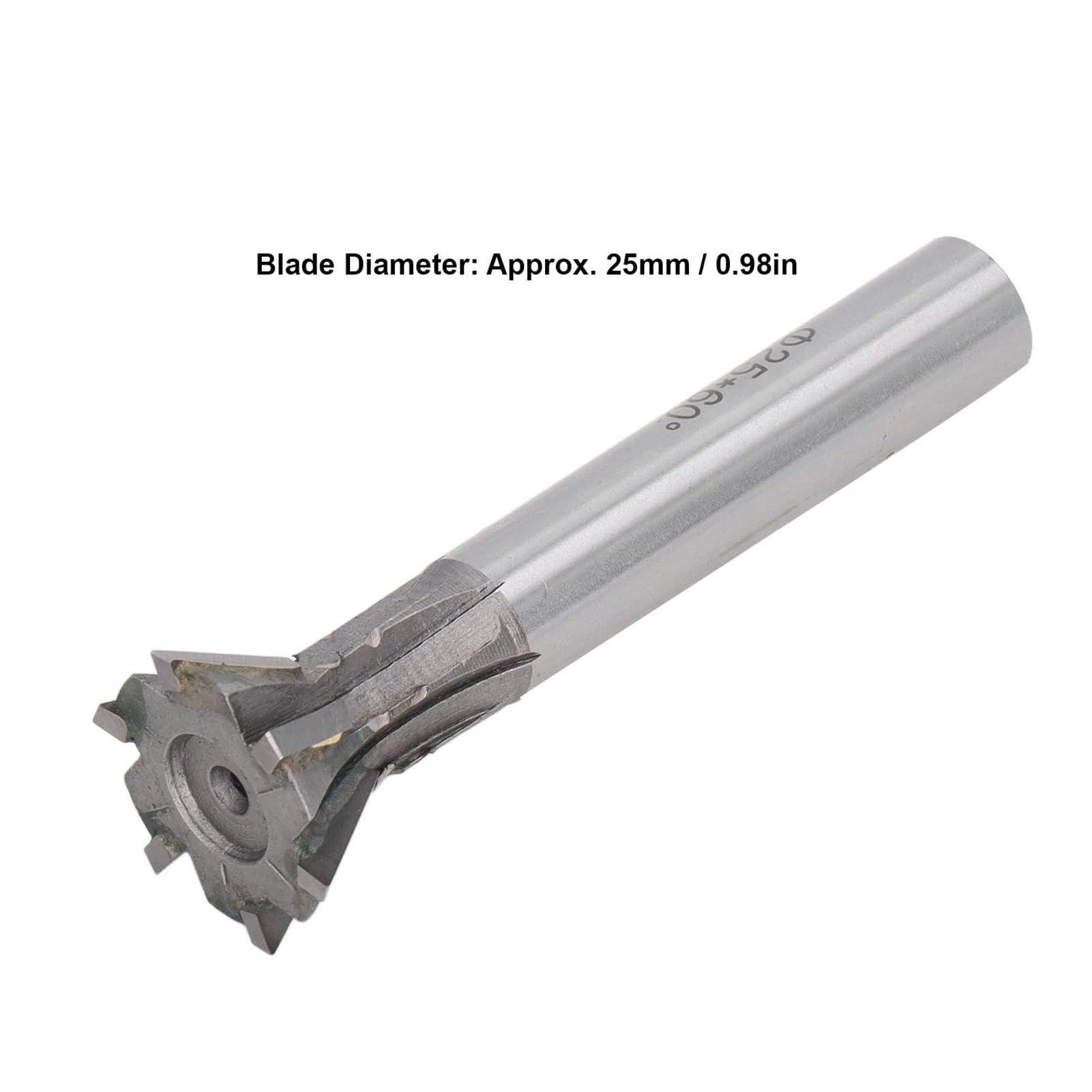 Fresa de torno de 6 flautas, fresa de carburo cementado de 25 mm de diámetro, fresa de cola de milano for torno