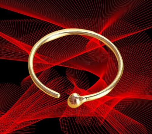Ringe rtNOSE PIN/Nasenstecker/Echtgold 585 / Piercing/Maße 0,6 x 10 mm/Online Schmuck Shop preiswert kaufen/modern / 46007-10
