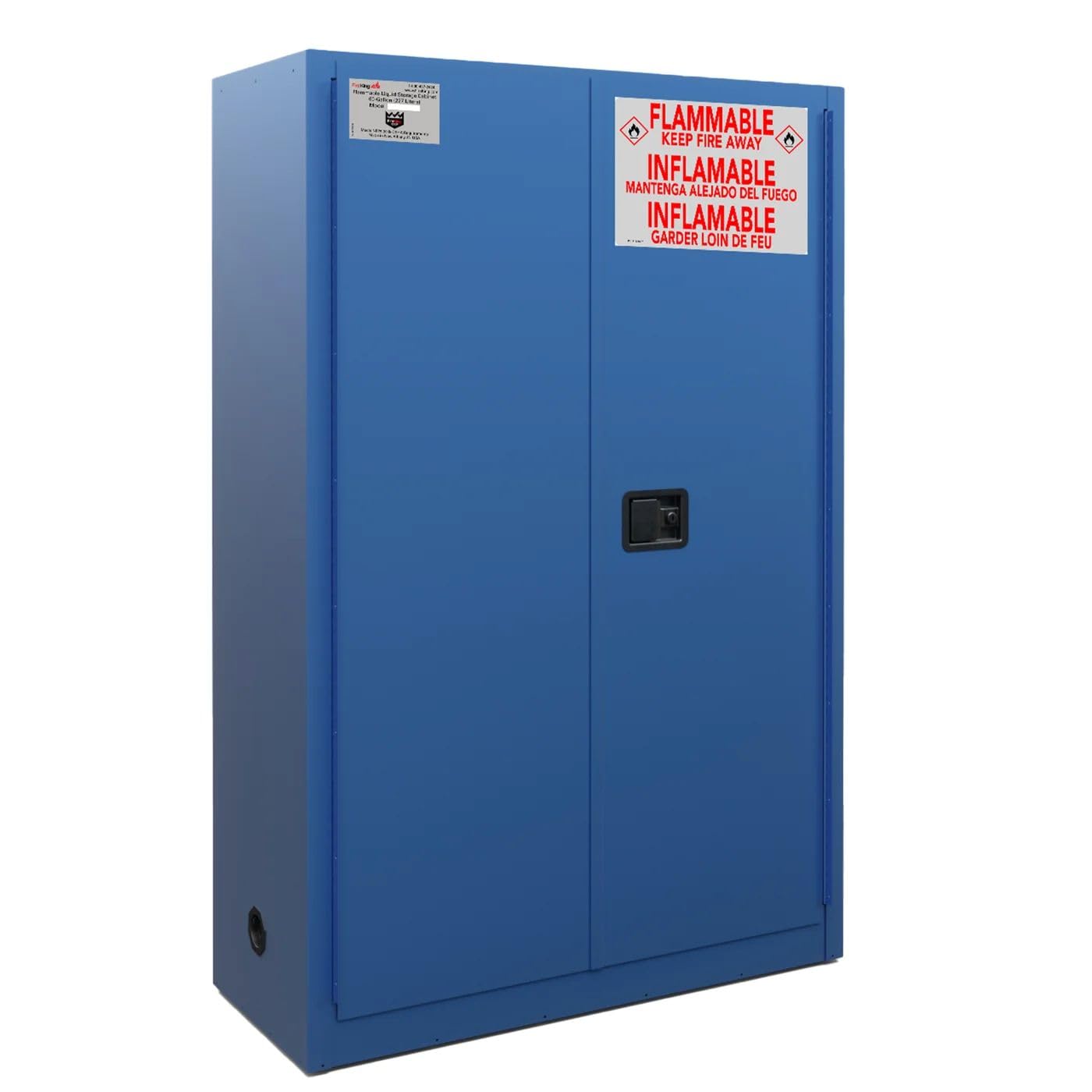 FireKing 45 Gallon Corrosives Flammable Safety Cabinet, Manual Door