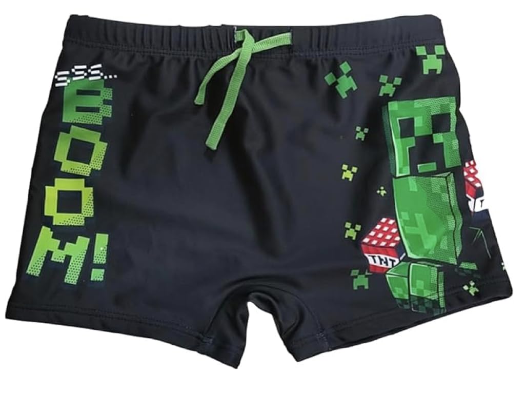 Minecraft Creeper Boxer de bain
