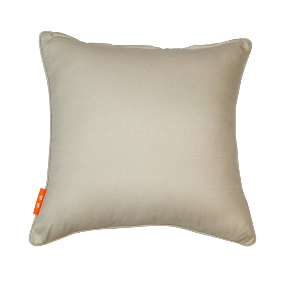 Coussin en tissu de coton haut de gamme style minimaliste moderne couleur pure 45x45