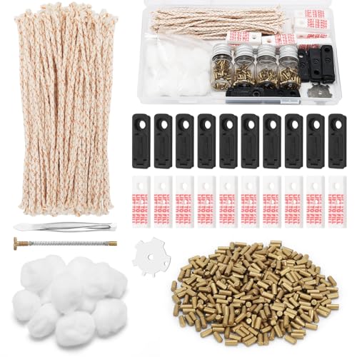485 Stück Universelles Feuerzeug Zubehör Set für Benzin 400 Feuersteine 50 Docht 12 Watte 10 Dichtung Usw Ersatz Reparaturteil Paket für Benzin Feuerzeug