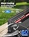 KEMIMOTO Onboard 36V Golf Cart Charger with Universal Fit, 18A Golf Cart Battery Charger, Overcharge Protection, BMS, Full in 4-6H, Trickle Charge, 16 ft, D-Plug, for Lead Acid Battery