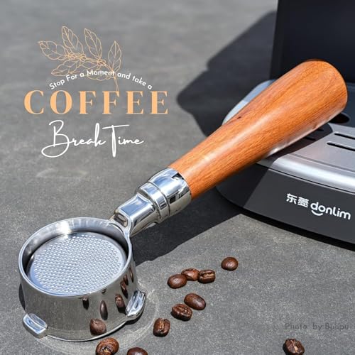 Image of 51mm Bottomless Portafilter, 3 Ears Espresso Portafilter for Gevi, Capresso, DONLIM, Mr. Coffee Cafe Barista, Bella Pro Series, Swan Nordic Espresso Machine