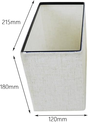 Miniatura 3 de Pantalla de la lámpara de la pantalla de la luz fácil instalar luces de cabecera rectangular cubierta de la lámpara europea para el hotel casa de té