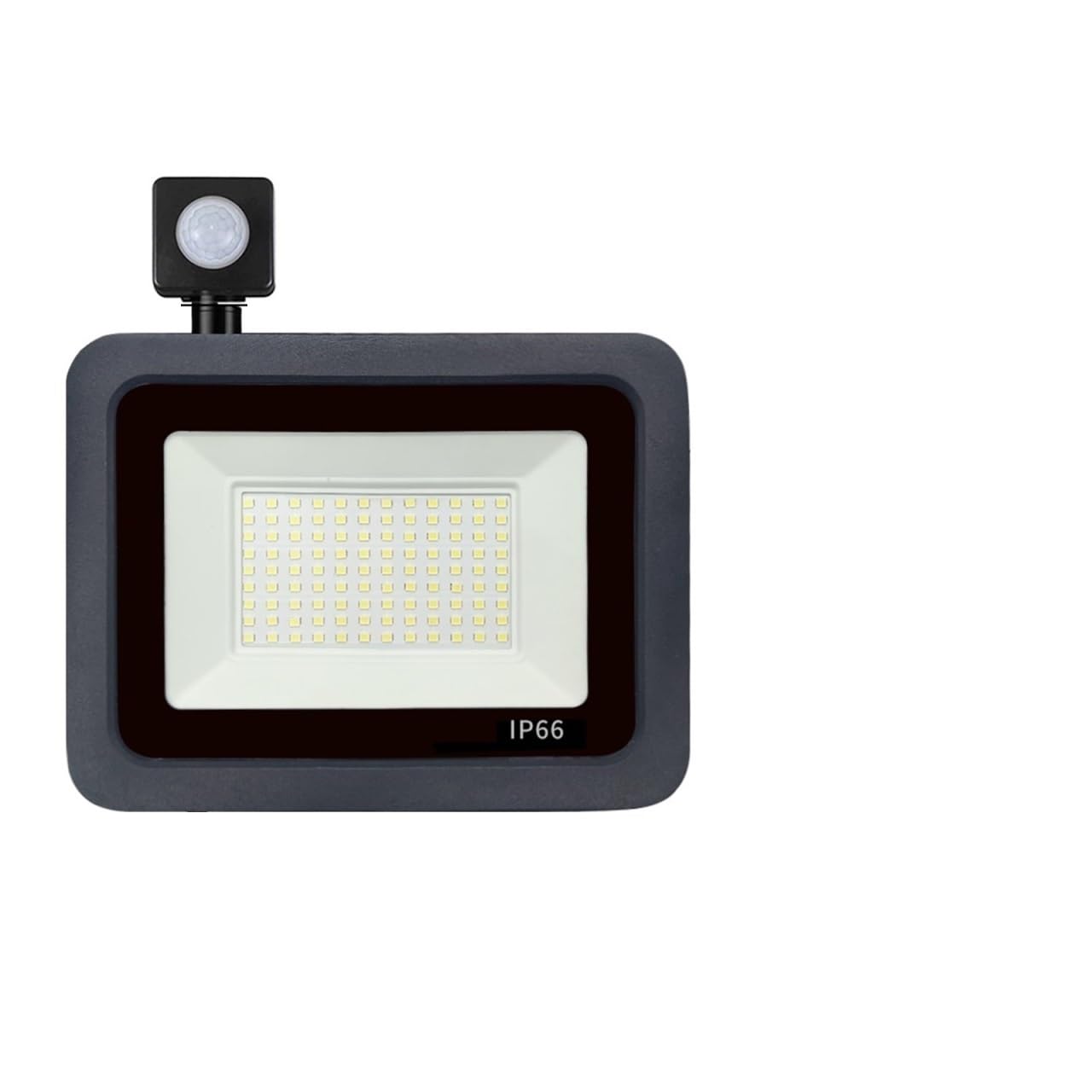 Reflektor LED Z Czujnikiem Ruchu PIR Na Ścianę Zewnętrzną Biały 100W 50W 30W 20W 10W Lampy Wodoodporne Ogród LED Reflektor Zewnętrzny(COLD WHITE_100W)
