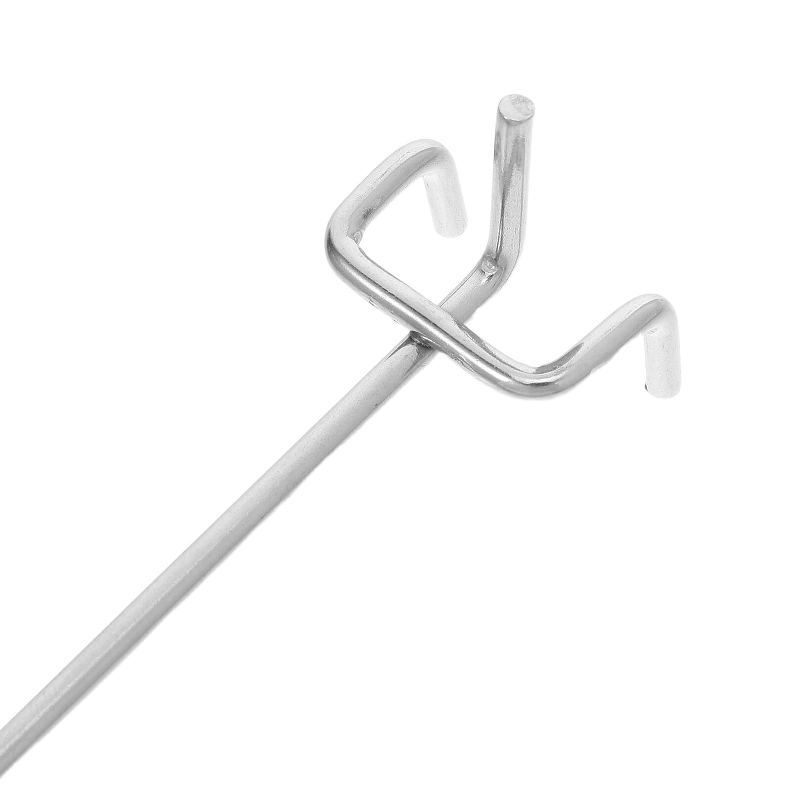 Mobestech 90 Stück Schwere Lochwandhaken aus Eisen, Silber, 3, 2 Mm