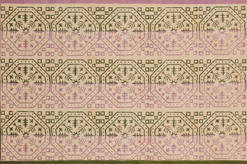 Carpette bohème 91x152 cm en coton lavable pour chambre et salon