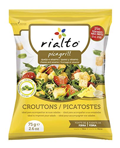 Rialto P22217010075.024 Picatostes Picagrill Queso y Sésamo, 75 g, Pack de 24