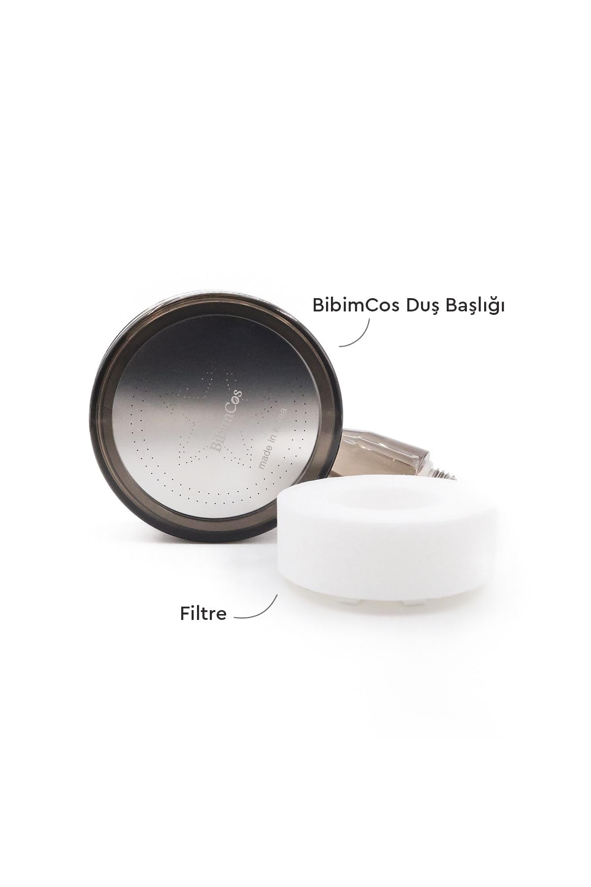 Bibimcos Mini Shower-Head - Taşınabilir Filtreli Mini Duş Başlığı