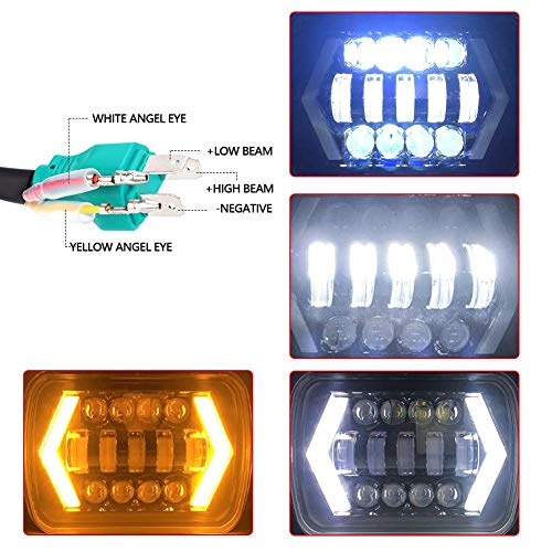 SolUptanisu Fari a LED Halo DRL, 7 Fari a LED