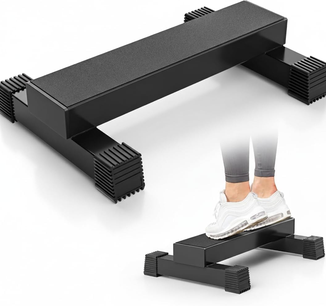 TYB Calf Raise Bar for Home Gym Workouts, Standing Calf Raise Machine for Calf Stretching, Squating, Foot Stretching, Anti-Slip Solid Calf Block, Ankle Calf Stretcher