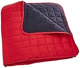 Elegant Comfort Quilted Furniture Protector for Pet Dog Children Kids - Special Treatment Microfiber As Soft as Egyptian Cotton, Red Love Seat