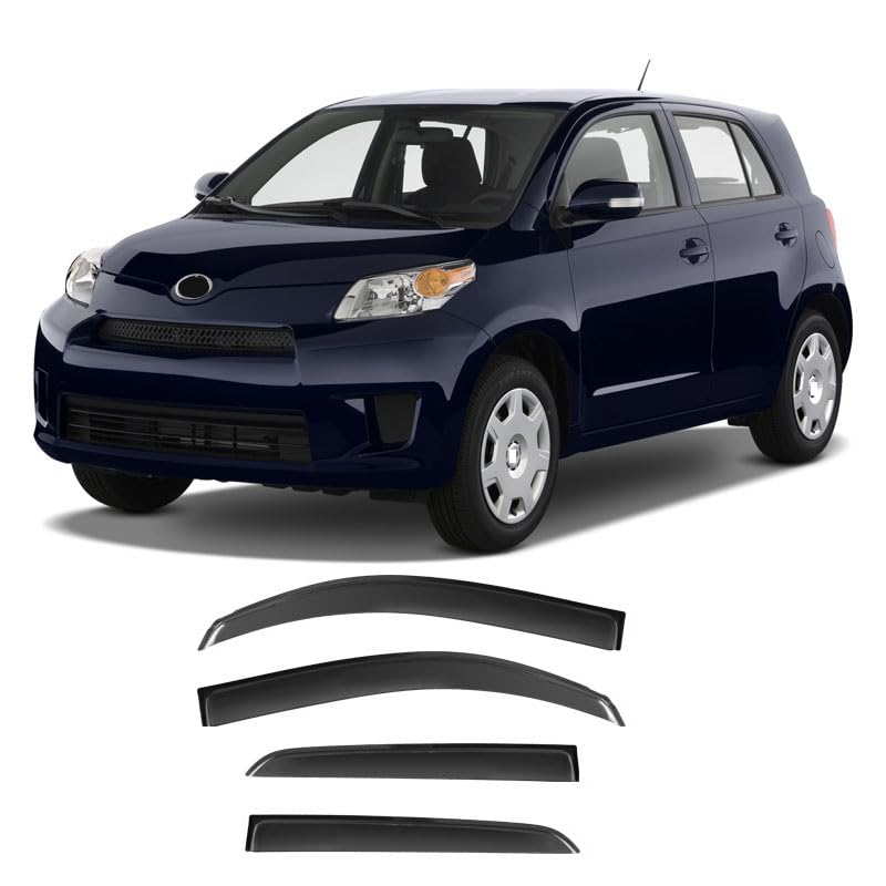 Deflectores de aire Scion xD XP110 que eliminan el calor interior y el ruido del viento