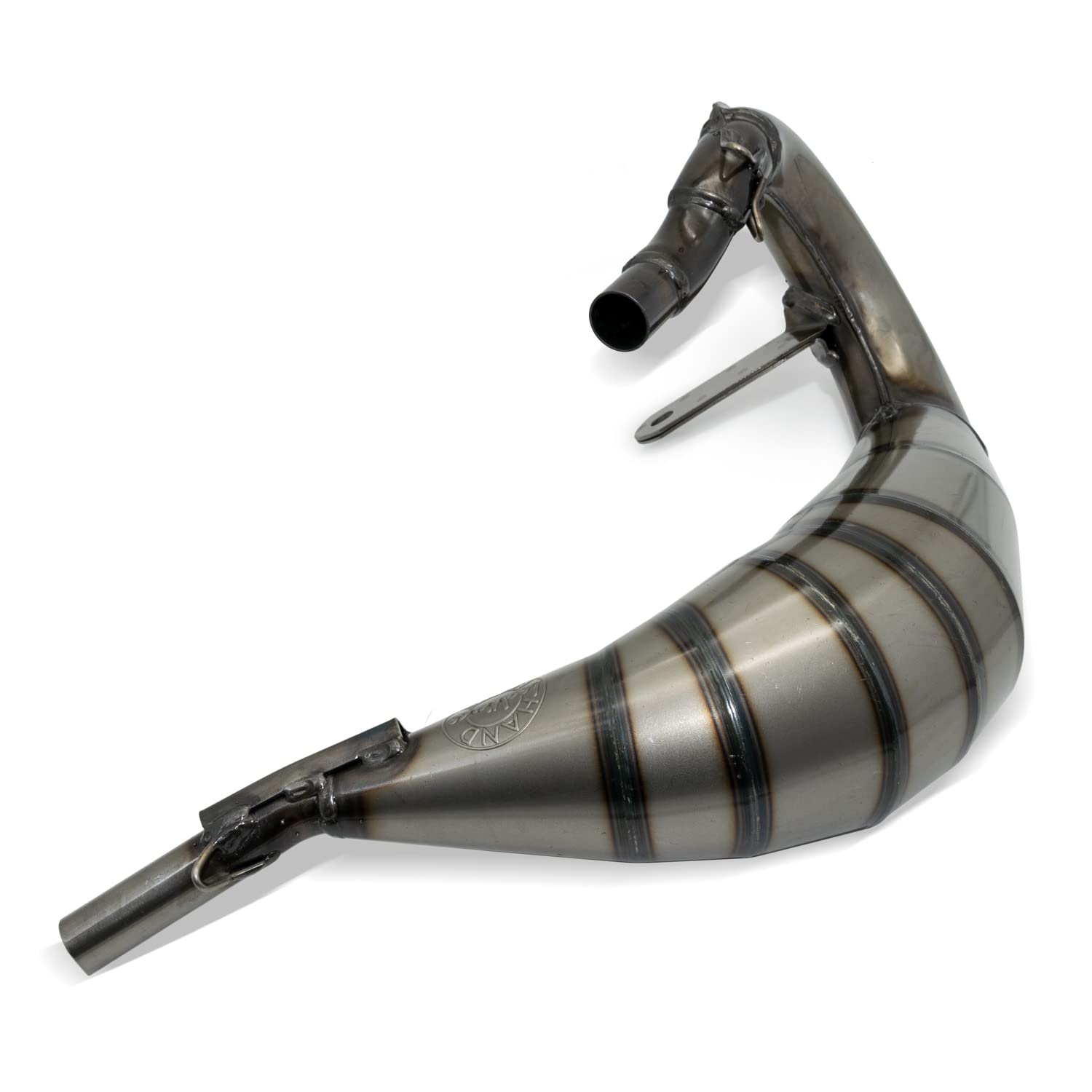 Collecteur d'échappement LeoVince X-FIGHT en acier inoxydable pour Fantic Motor Enduro 50 / Motard 50 / Competition/Performance