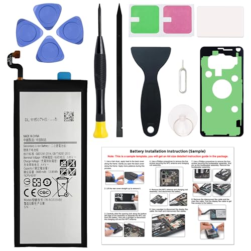 MAXSHARKS New Upgraded Battery for Galaxy S7 Edge, EB-BG935ABE Battery Compatible with Galaxy S7 Edge SM-G935 Series with Instruction & Tools