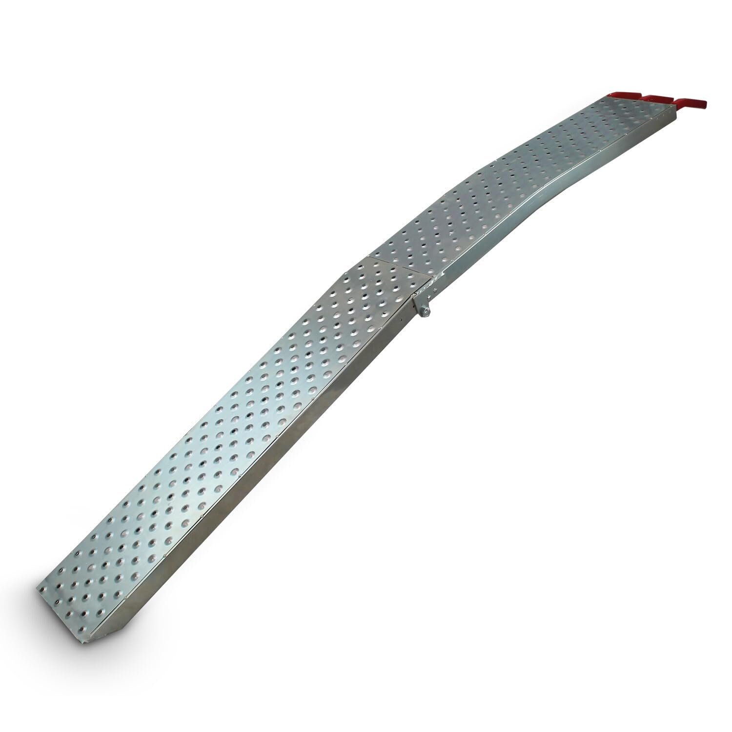 Bituxx 1x Auffahrrampe Verladerampe Quadrampe Motorradrampe Klappbar Stahl bis 400kg Länge 1,96m