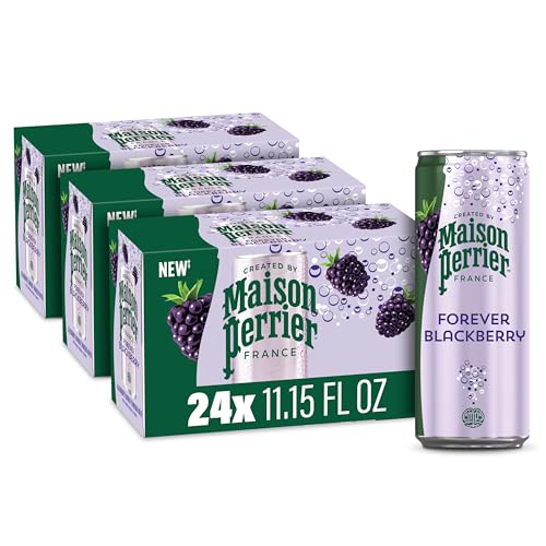 Maison Perrier Blackberry Flavored Sparkling Water, 11.15 FL OZ Can (24 count) Maison Perrier Blackberry Flavored Sparkling Water, 11.15 FL OZ Can (24 count)