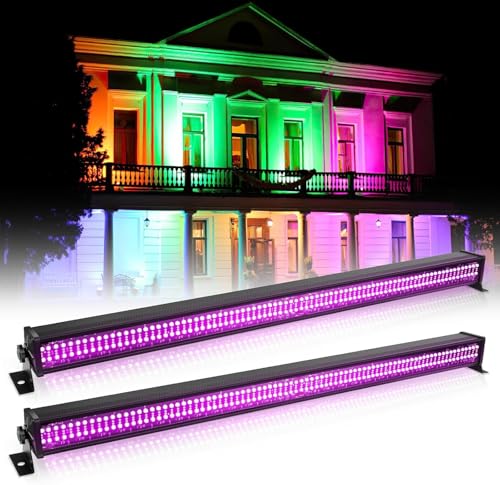 336 luci murali hanno effetti stroboscopici e di miscelazione dei colori: le 336 luci murali da tenda tempesta e le luci da palco hanno effetti stroboscopici e possono strobo ad alta velocità (20 Hz), dando alle persone una sorpresa.