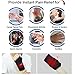 Wrist Ice Pack Wrap for Carpal Tunnel Relief - Hand Support Brace with 2 Reusable Gel Packs Hot Cold Compress for Rheumatoid Arthritis, Tendonitis, Sports Injuries, Swelling, Bruises & Sprains
