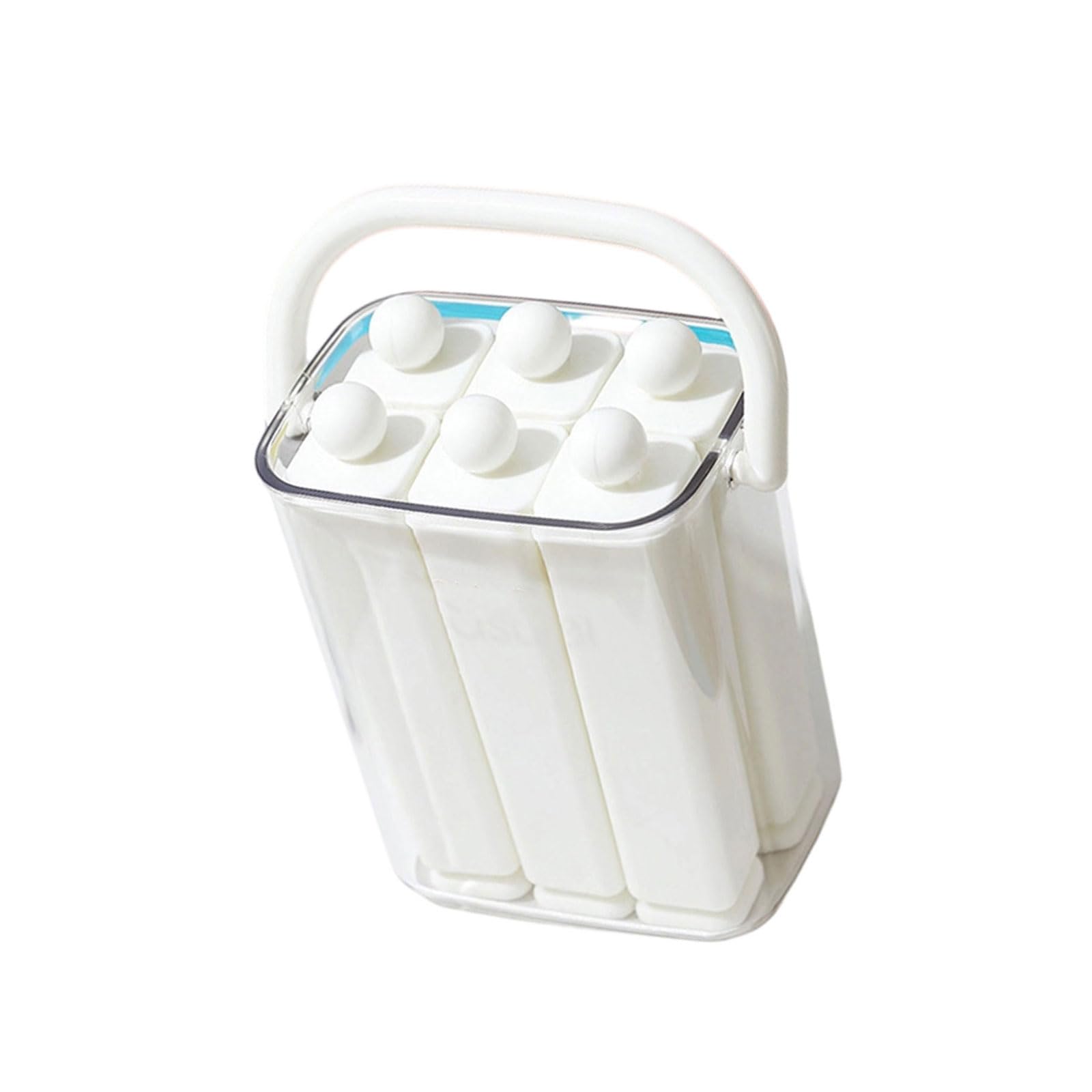 Tsophreniq Popsicles Molds Flexible Easy Releases Ice Cubes Stick Mold Set with Lid for DIYer Freeze Treats and Kids Snacks Time Popsicles Maker