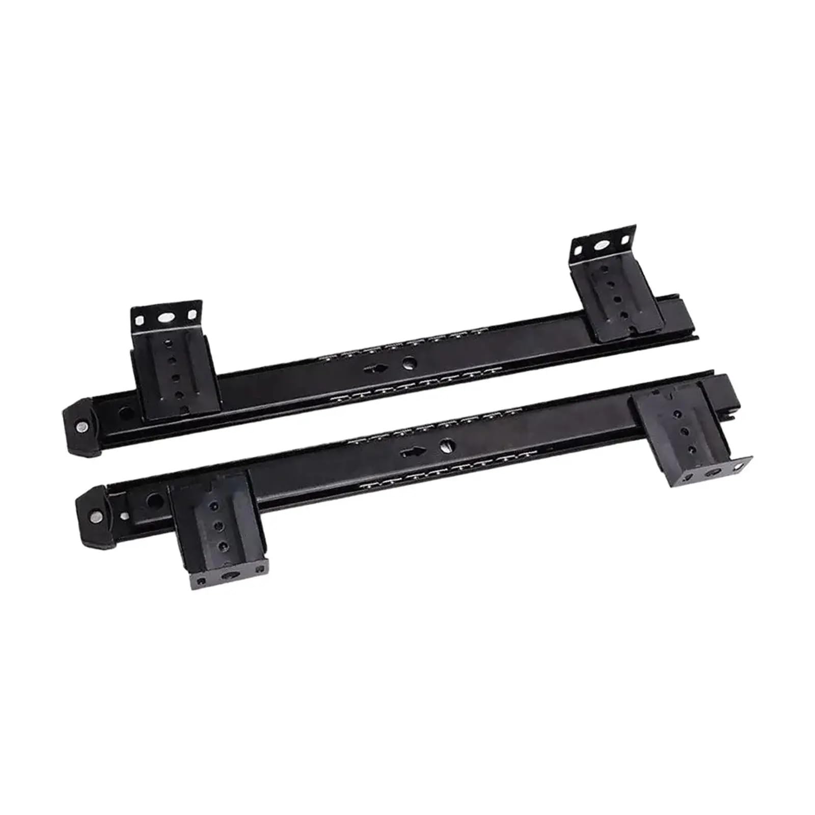 Keyboard Drawer Tray Slide Rail for Cabinet Slides Hardware Pull Out Metal Furniture Sliding Shelf Suitable for Drawers and cabinets(Black)