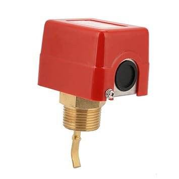 Water Flow Switch, Central Conditioning Water Treatment System 1.0MPa 304 Stainless Steel Paddle Flow Switch, Ethylene for Water