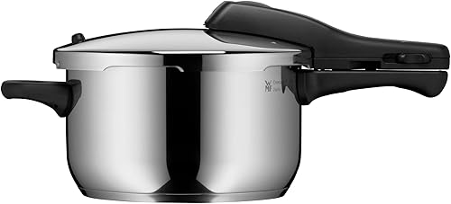 Miniatura 6 de WMF Olla a presión perfecta inducción 4,5 L, olla a presión, señal de cocción grande, 2 niveles de cocción, mango de tapa extraíble, acero