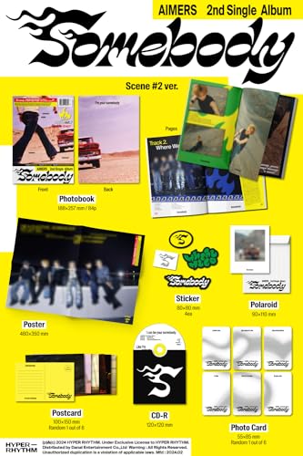 AIMERS - 2nd Single Album Somebody CD (2 versions SET)