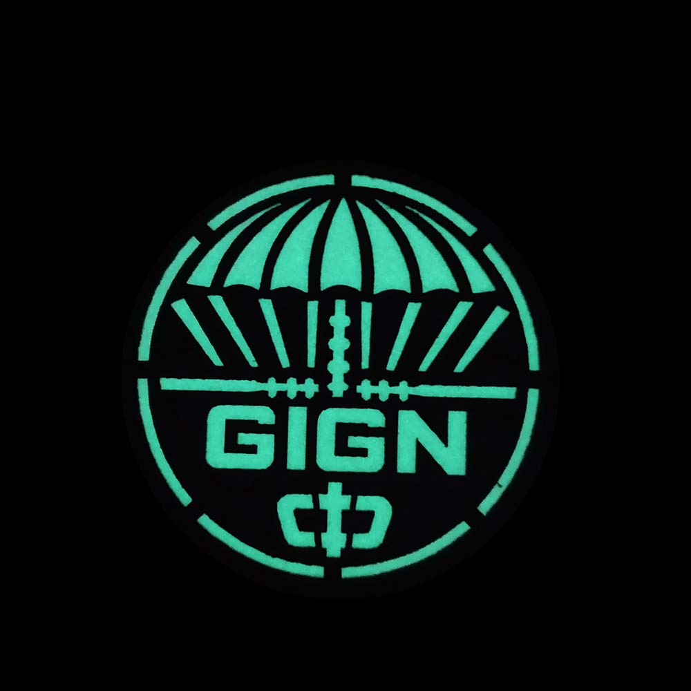 Patch Euro 2024 Emblema Ricamato 3D PVC GIGN Polizia Francia, Con - Foto 9