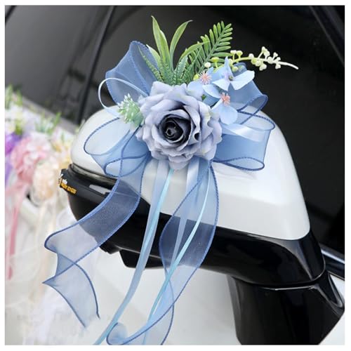 Qiantull 4 lazos de coche para boda, decoración de...