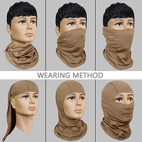 Image of Achiou Ski Mask for Men Women, Balaclava Face Cover, Shiesty Mask UV Protector Lightweight for Motorcycle Snowboard