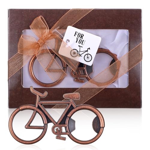 DOPENSPI Fahrrad Flaschenöffner, Edelstahl Deko Geschenk Bieröffner...