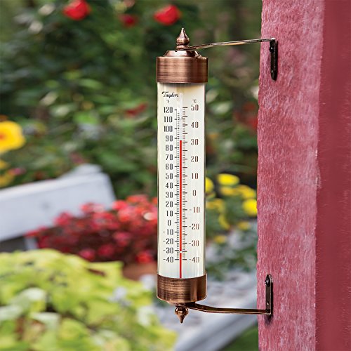 Taylor 482Cr Outdoor-Thermometers, 12.25", Copper #TOP1