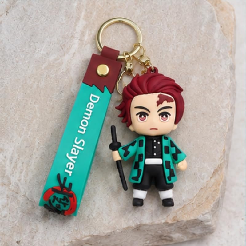 Image of Cute 3D Keychain | Keyring & Quirky Bag Charm | Hard Silicone, Unbreakable | Travel Essential | Kids Friendly | Strap & Bag Hook