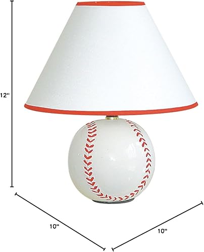 Miniatura 4 de Lámpara de mesa deportiva de béisbol de cerámica de 12 "H - 604BB