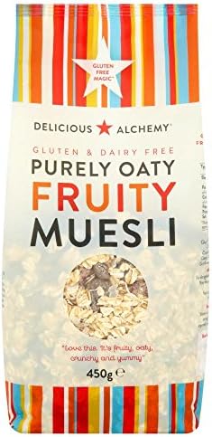 Delicious Alchemy - Gluten & Dairy Free Purely Oaty Fruity Muesli - 450g