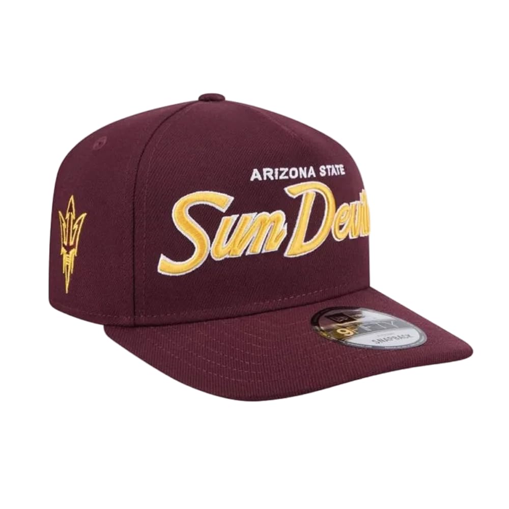 Arizona State Sun Devils Logo Patch Script Snapback Hat by New Era