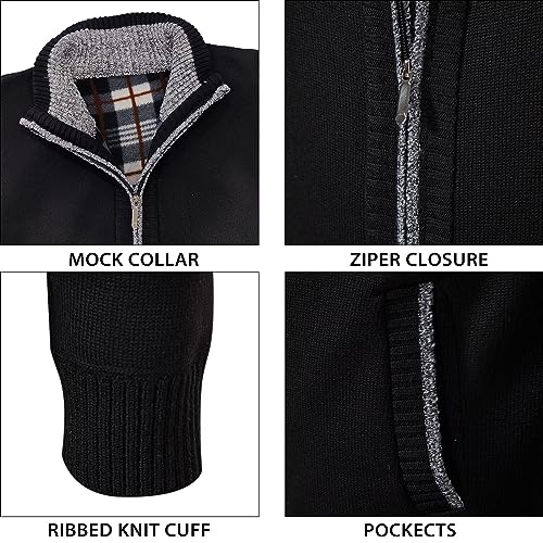 Mylldey Mens Sweater Cardigan Knitted Long Sleeve Men Sweaters Fall3