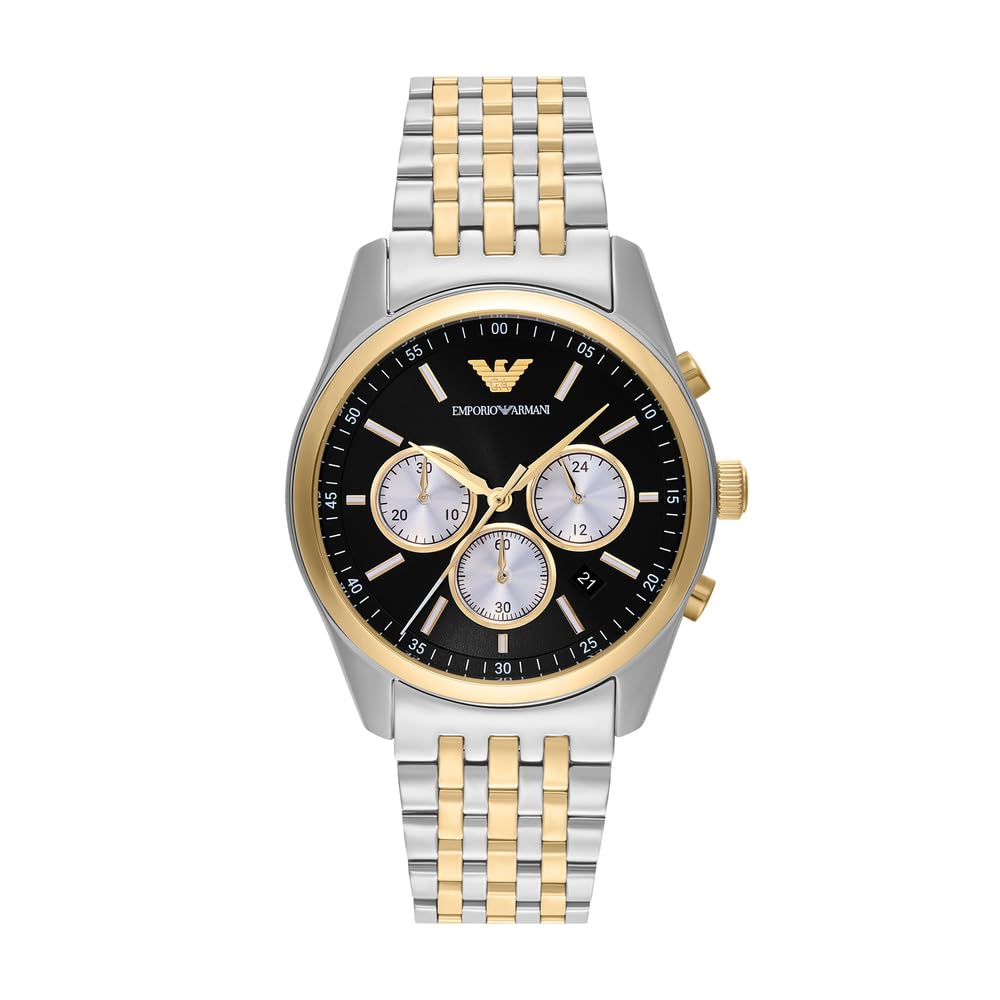 Emporio Armani Men's 41MM Silver-Tone Stainless Steel Watch, AR11713