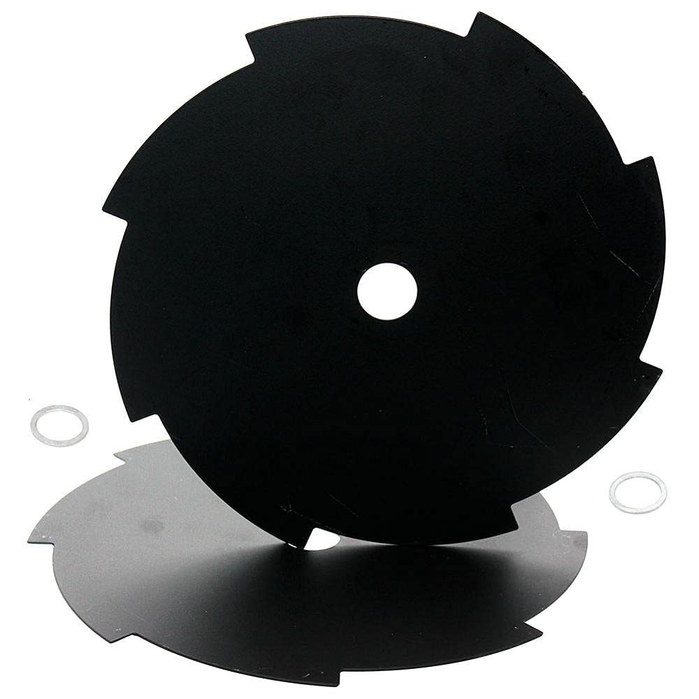 Cuchilla de desbrozadora 8 Dientes 10" para Stihl para Husqvarna para Echo para Ryobi Homelite para Troy-Bilt para Bolens para Yard Man para MTD para Oleo-Mac para Efco para Shindaiwa